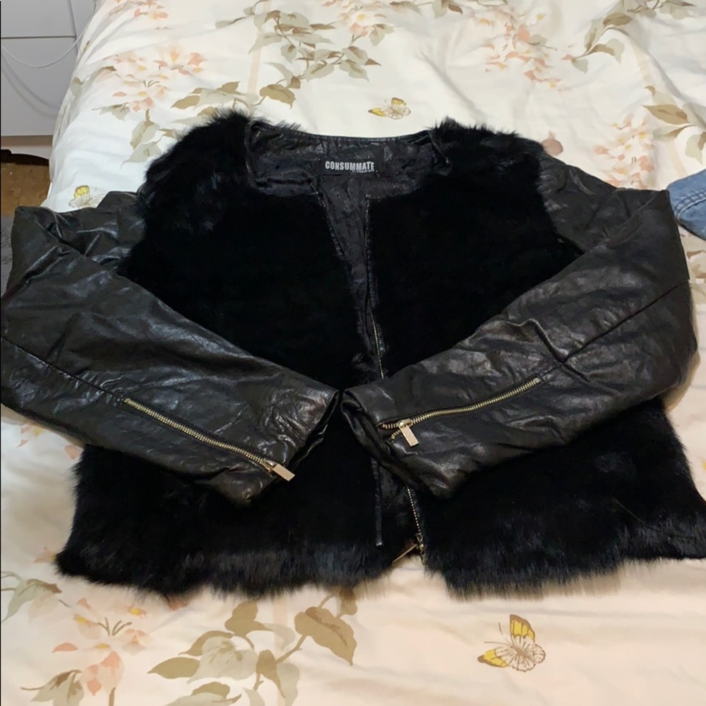 Genuine lamb skin leather jacket
